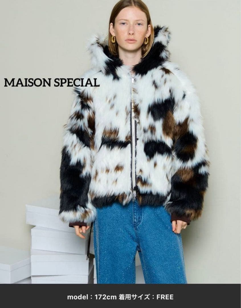 ジャケット・アウター MAISON SPECIAL Fur Hoodie