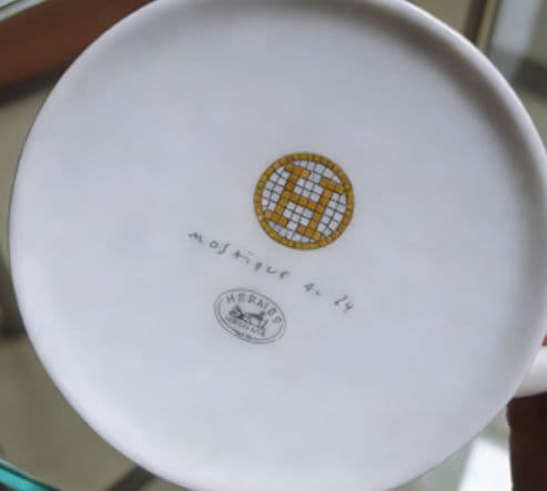 新品 HERMES マグカップ 2個セット