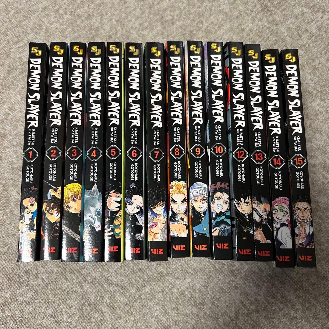 【最終値下げ】鬼滅の刃　英語コミック1〜15巻※11巻なし　洋書