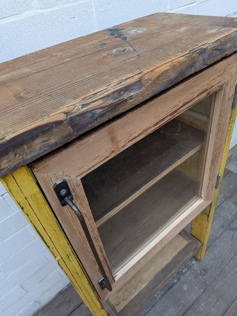 ★mao★　古材かざり棚　黄色