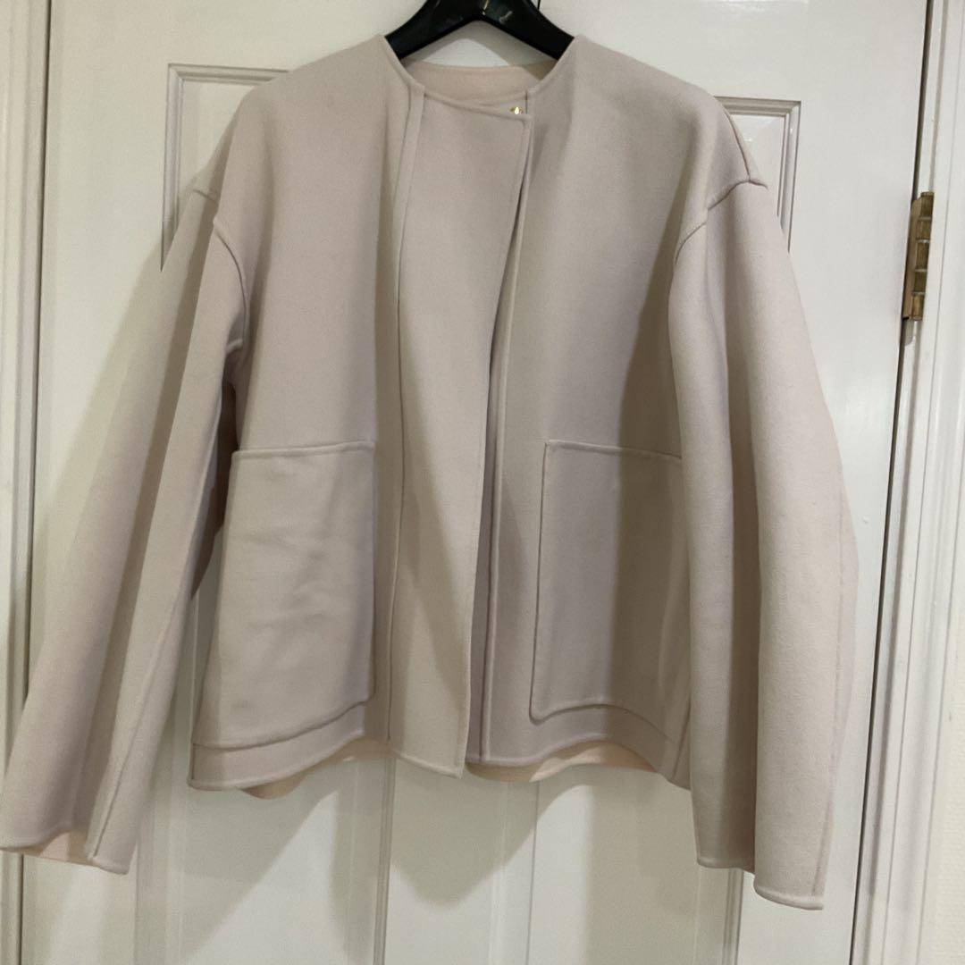 ドゥロワー　ウールメルトンリバージャケット　38 未使用品　drawer