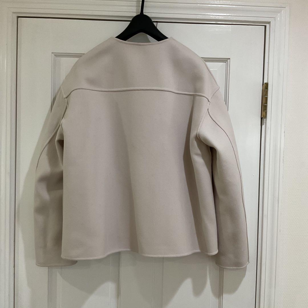 ドゥロワー　ウールメルトンリバージャケット　38 未使用品　drawer