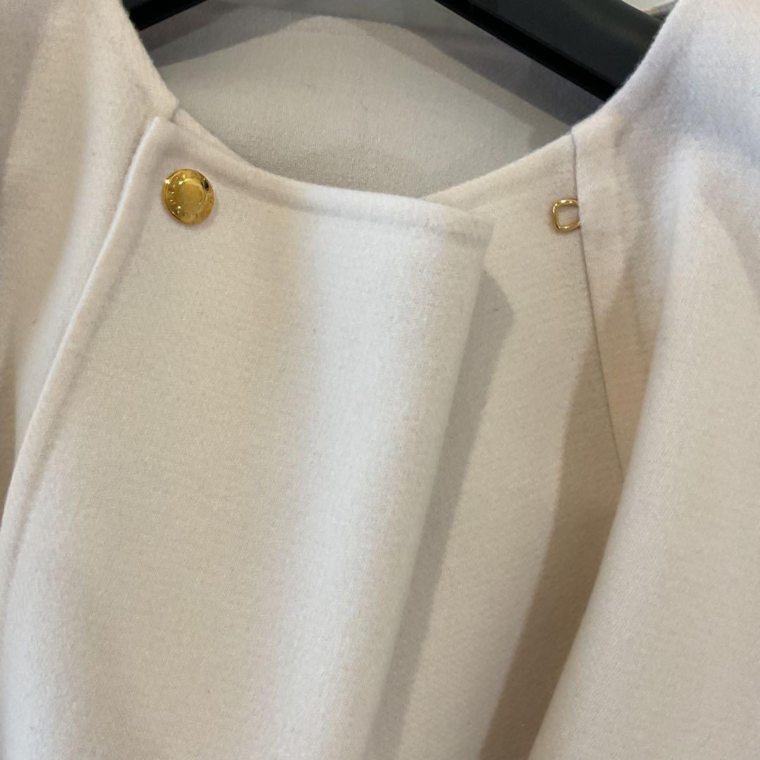 ドゥロワー　ウールメルトンリバージャケット　38 未使用品　drawer