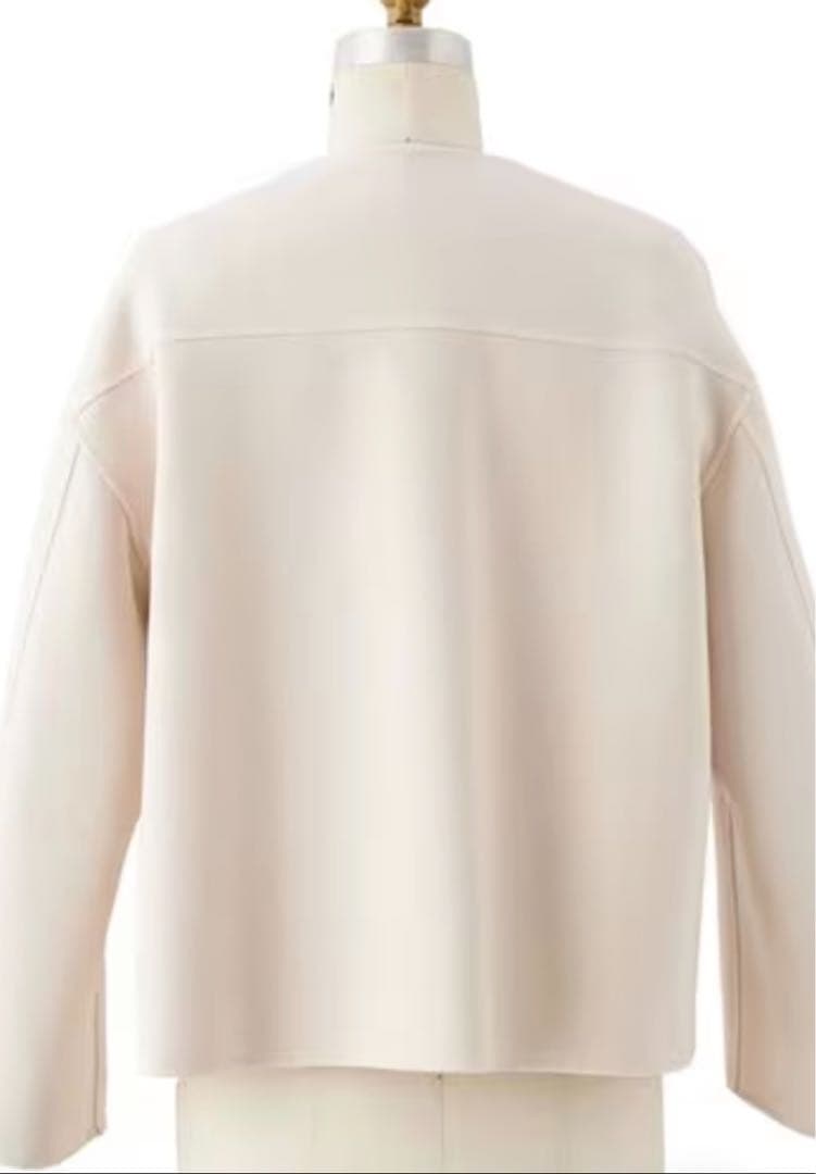 ドゥロワー　ウールメルトンリバージャケット　38 未使用品　drawer