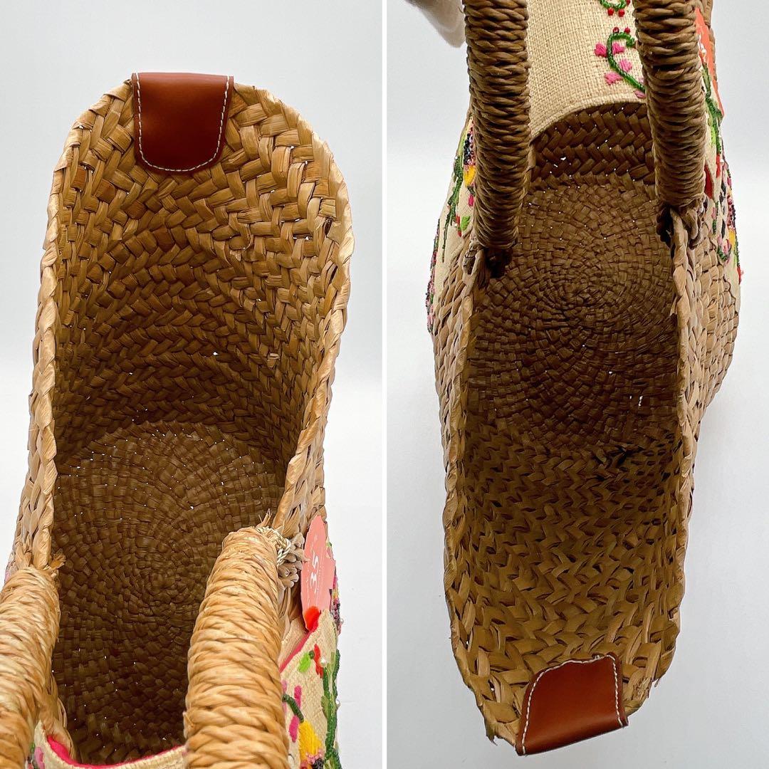 希少✨【ビームスボーイ】ディズニーコラボ カゴバッグ 刺繍ミッキーミニー35周年