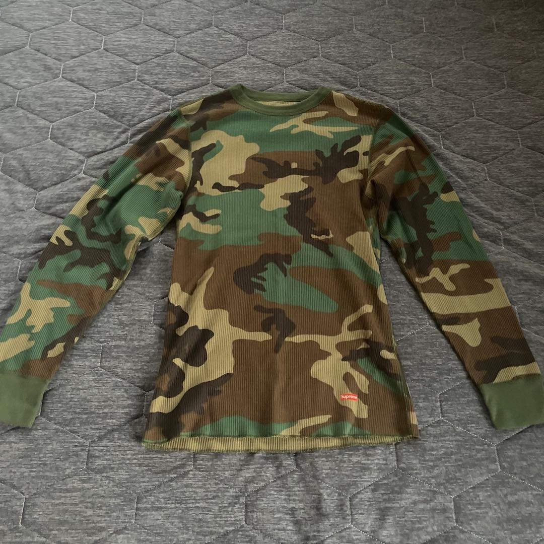 シュプリーム　ロンT 迷彩
