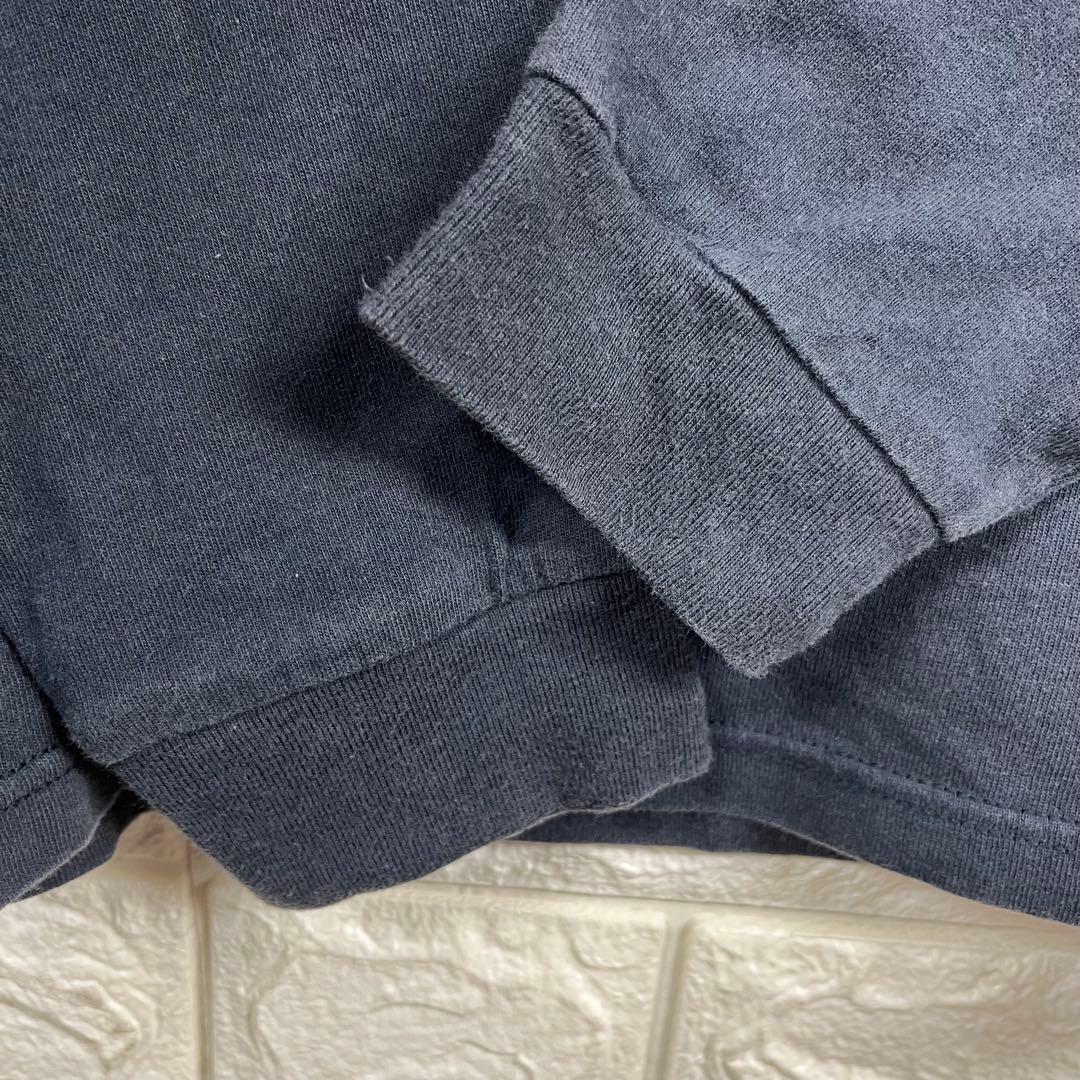 00s Stussy WORLD TOUR L/S TEE ネイビー L