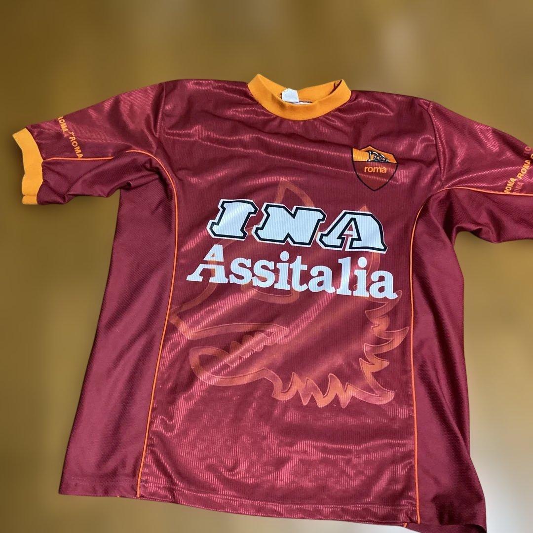 AS ROMA　ローマ　ユニフォーム　L　中田英寿選手　8番　イタリア製