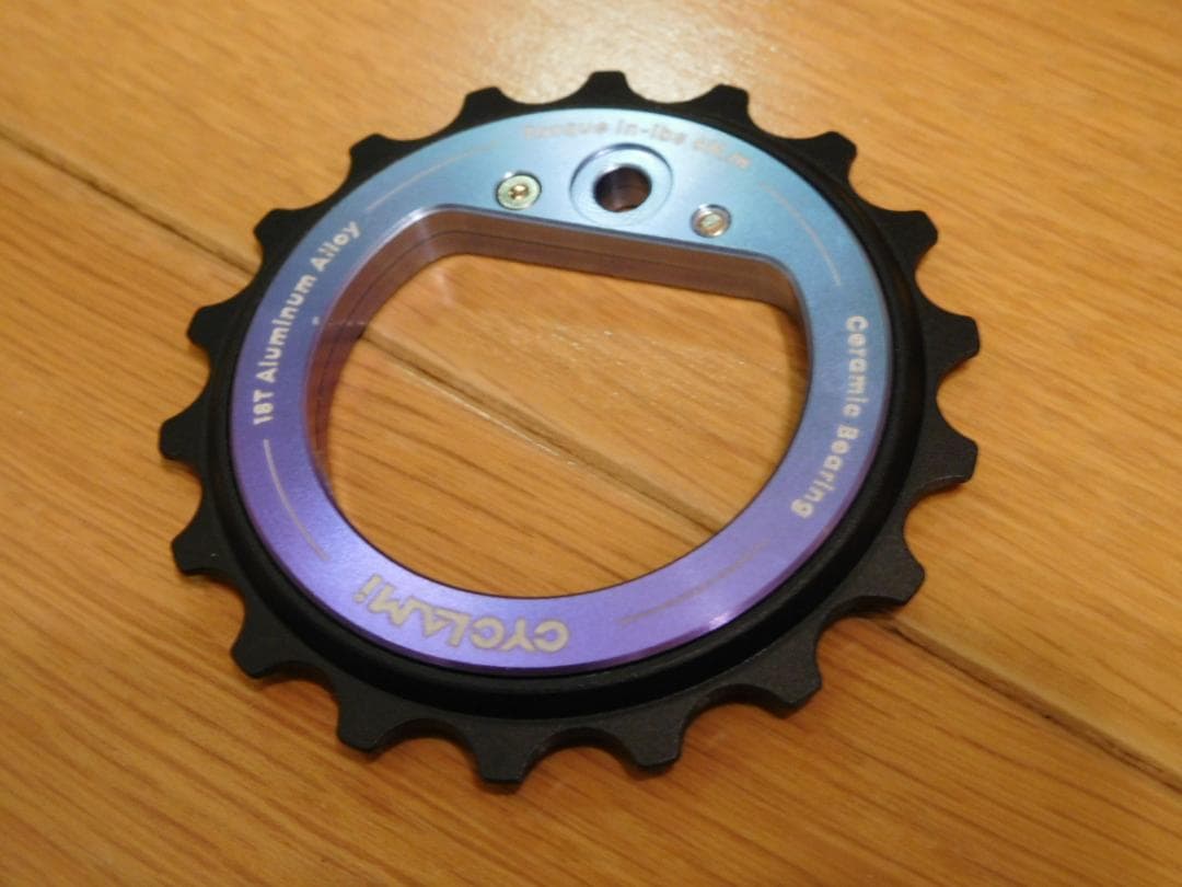 18T　偏心　プーリー　ディレイラー　ロード　MTB　自転車　シマノ