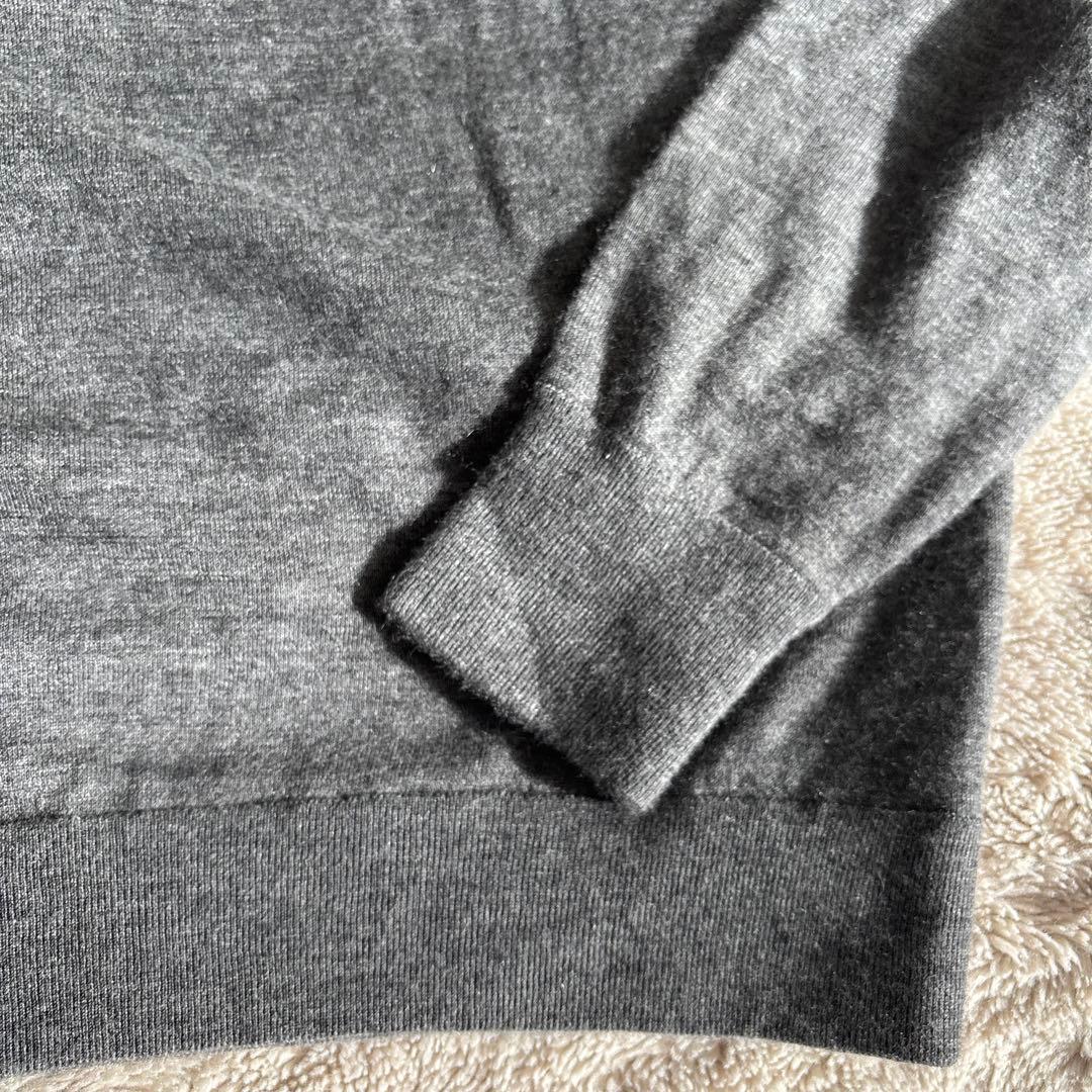 g/foreジーフォア グレー カシミヤ100%タートルハイネックニットサイズ２