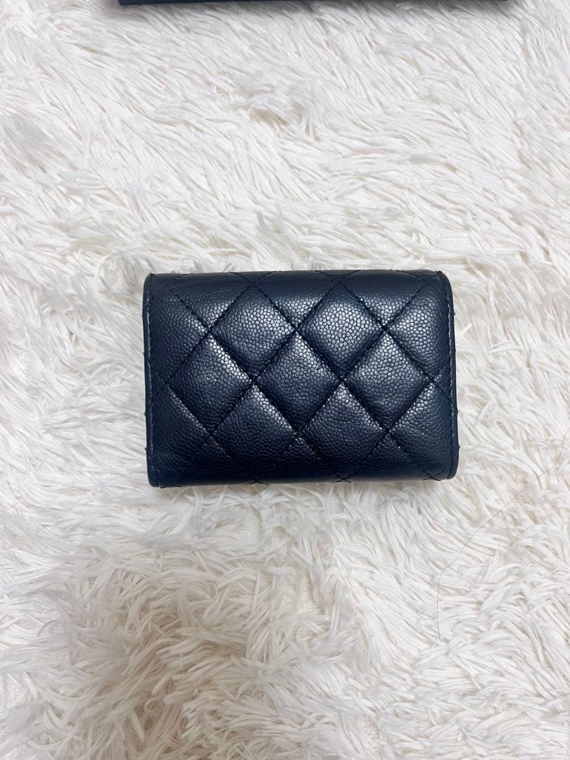 限定お値下げ CHANEL スモールフラップウォレット キャビアスキン