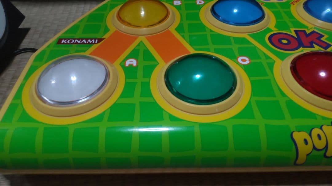 ポップンミュージック コントローラー 静音化 メンテ済 PS専用