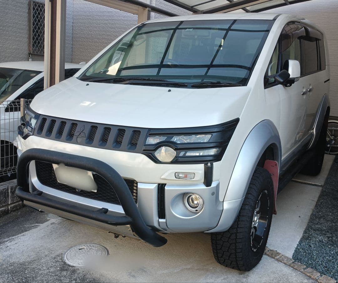 デリカD5 ヘッドライトプロテクター