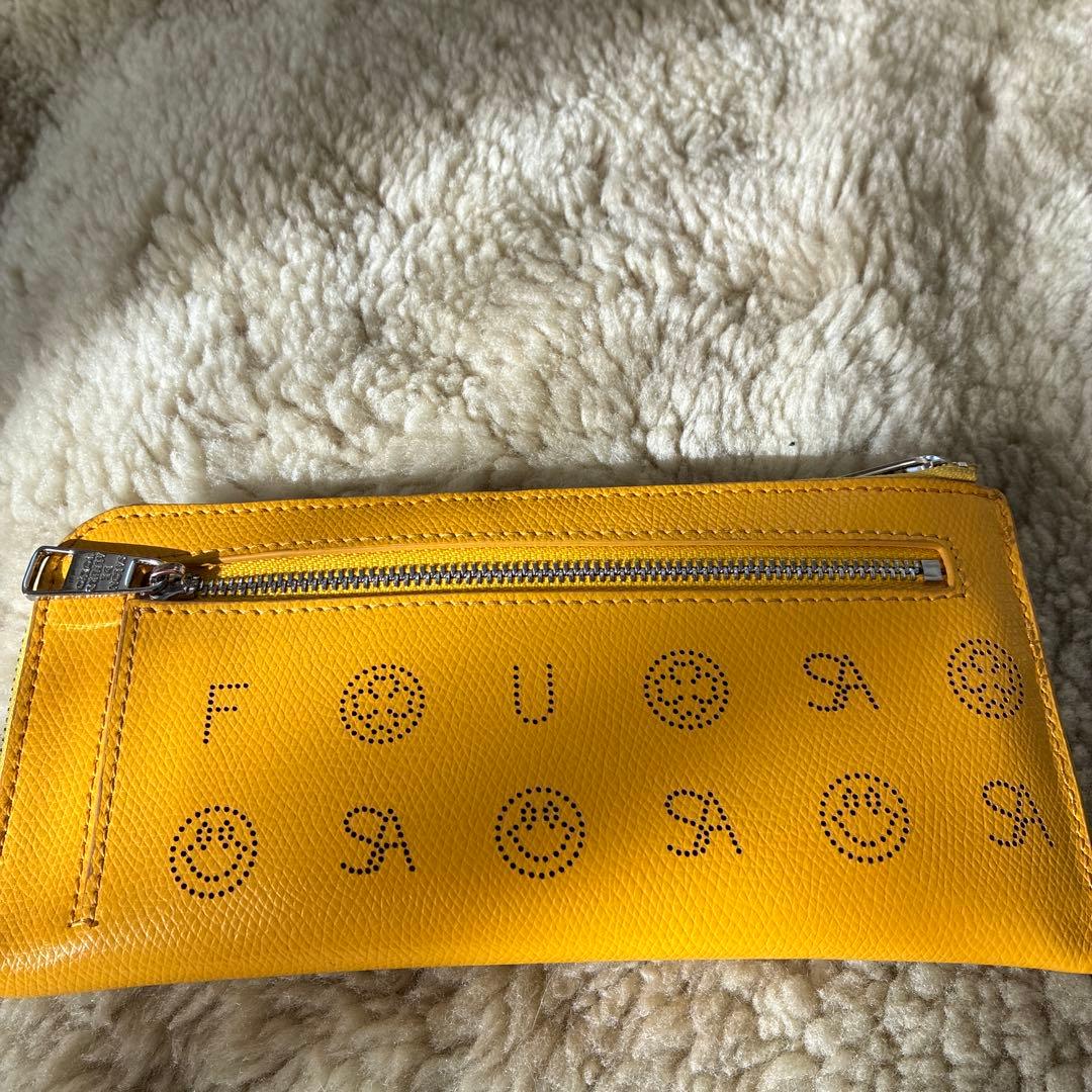 サロンドアルファード イエローL字長財布