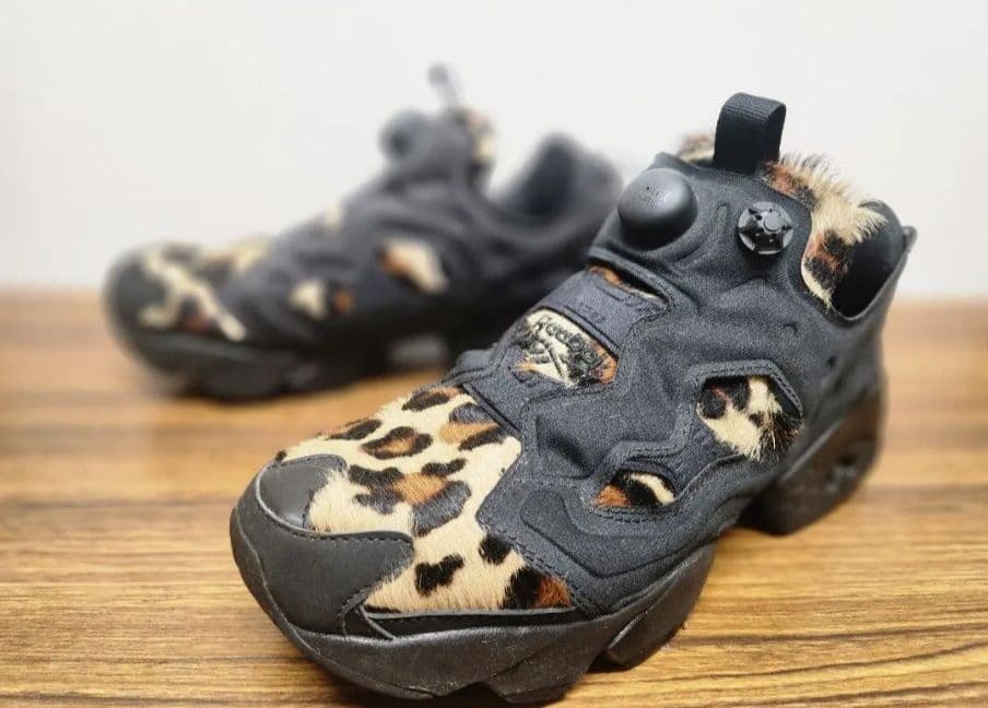 リーボック　インスタポンプフューリー　アニマルパック　豹柄