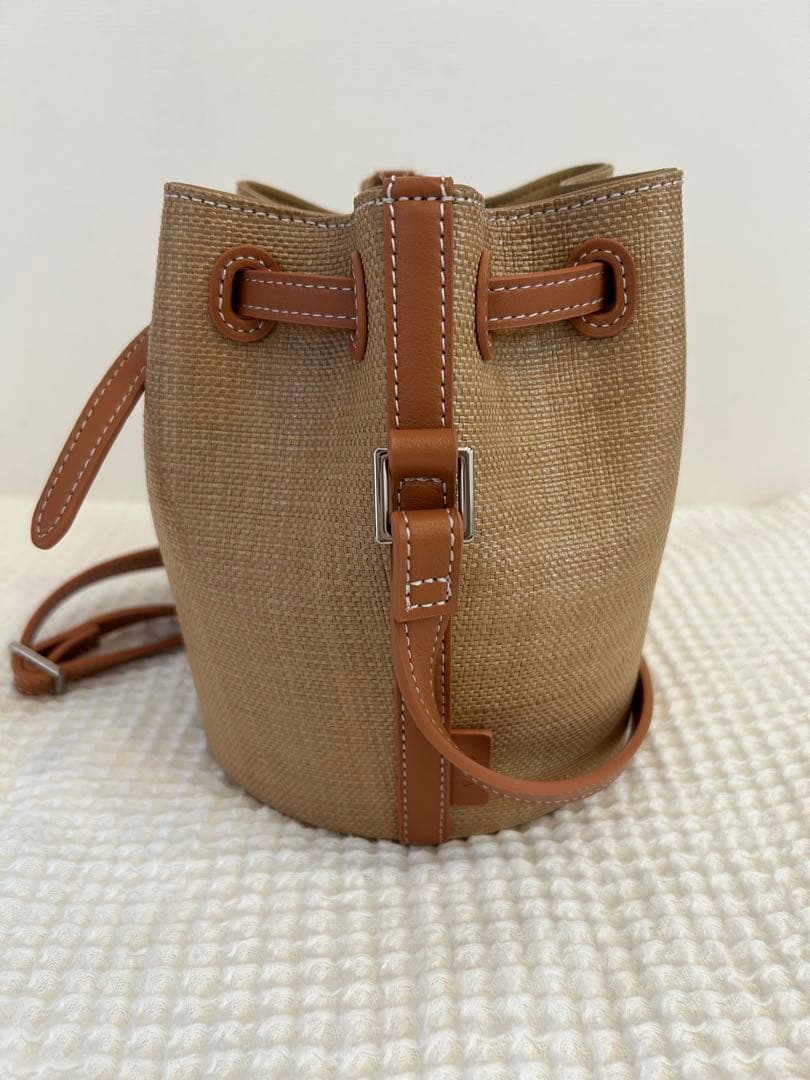 VASIC トゥモローランド別注クラブミニラフィア　かごバッグ