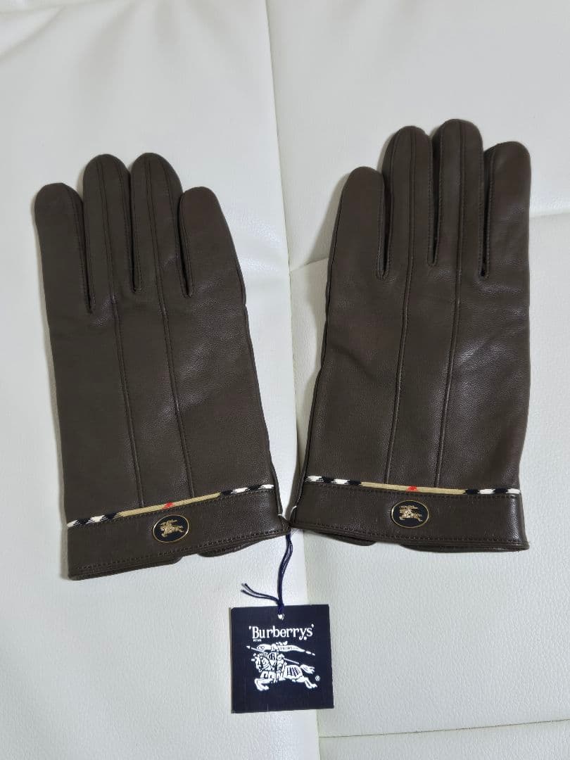 Burberrys ブラウン レザー手袋(りんこ)