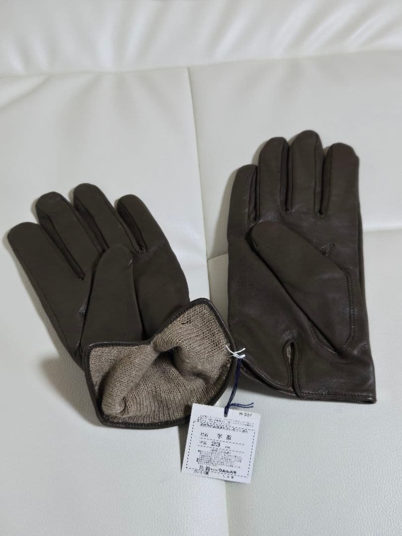 Burberrys ブラウン レザー手袋(りんこ)