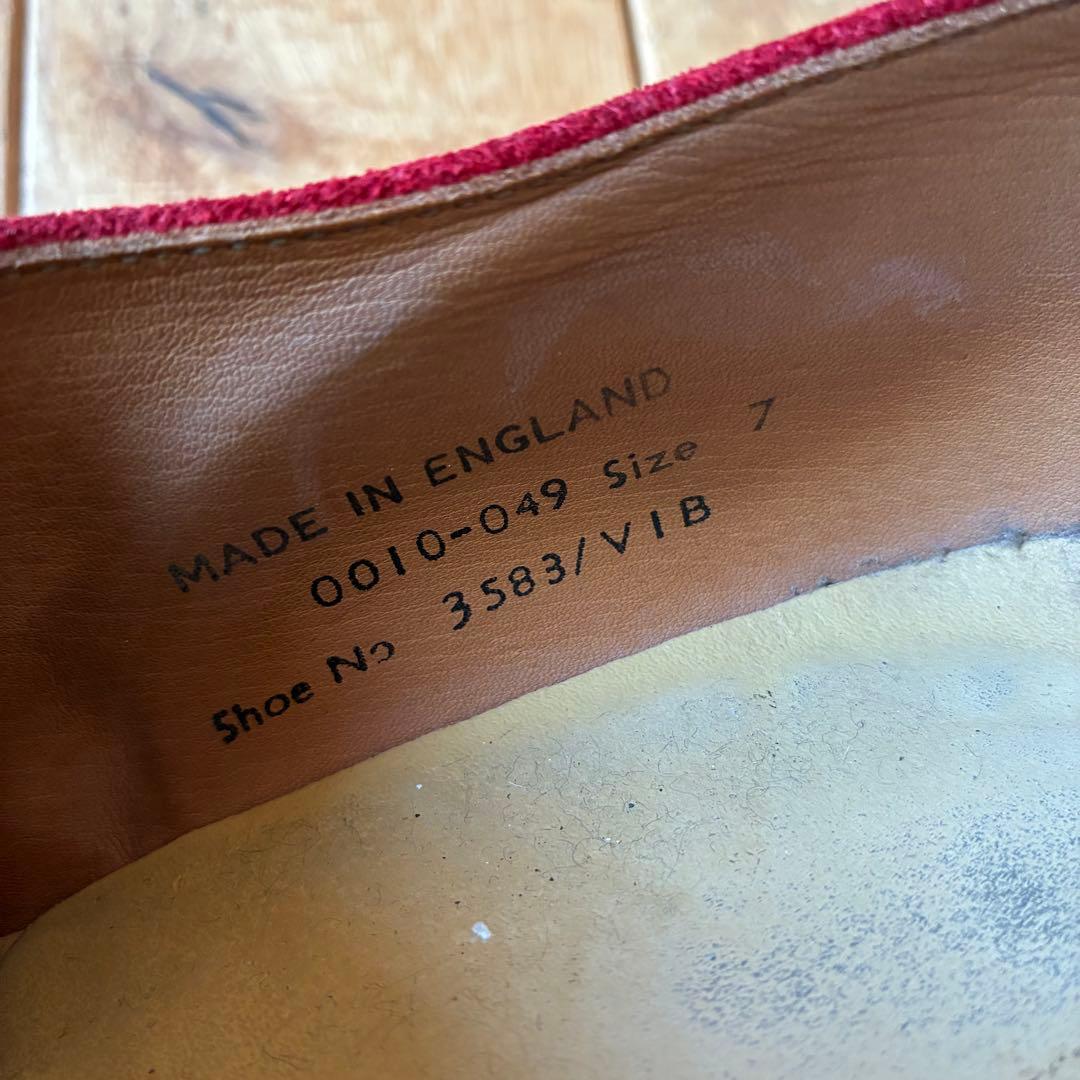 英国製 ECOX ラバーソール UK7 ジョージコックス 中古