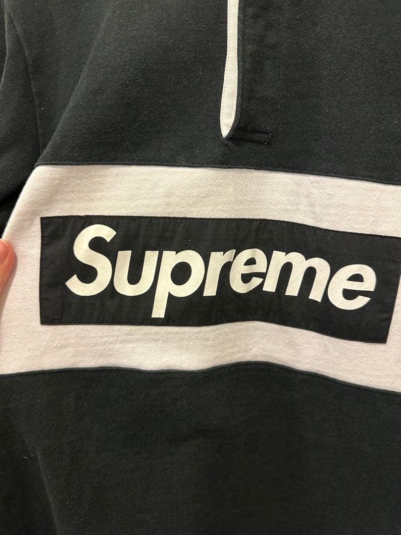 USED Supreme Box logo Polo ラグビー M