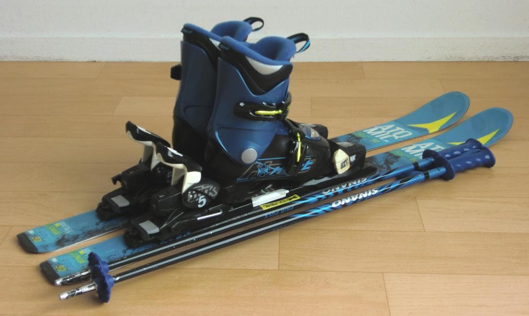 ■■1月限定■送料無料■アトミック■子供用スキーセット■板90■WAX済■