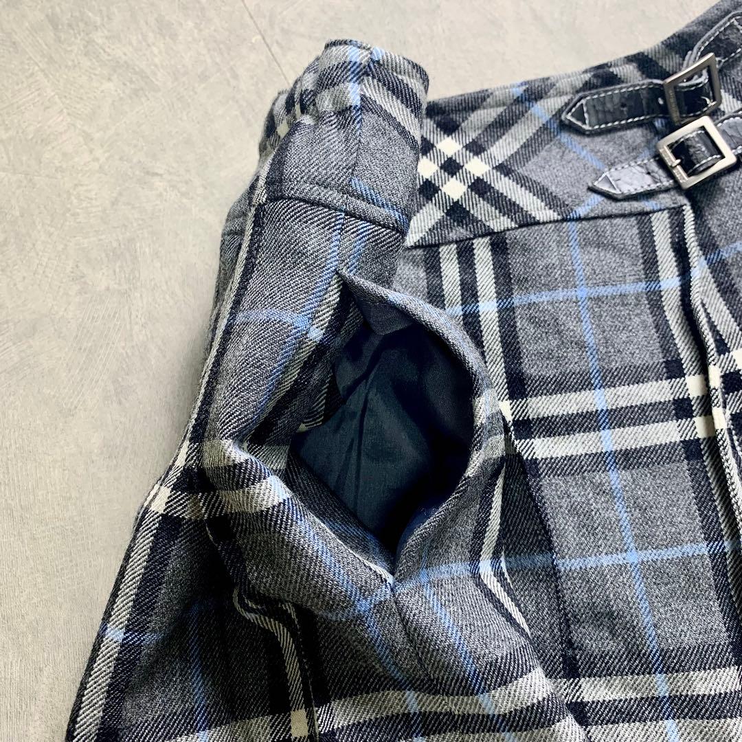 Burberry London ノバチェック　プリーツ ミニスカート