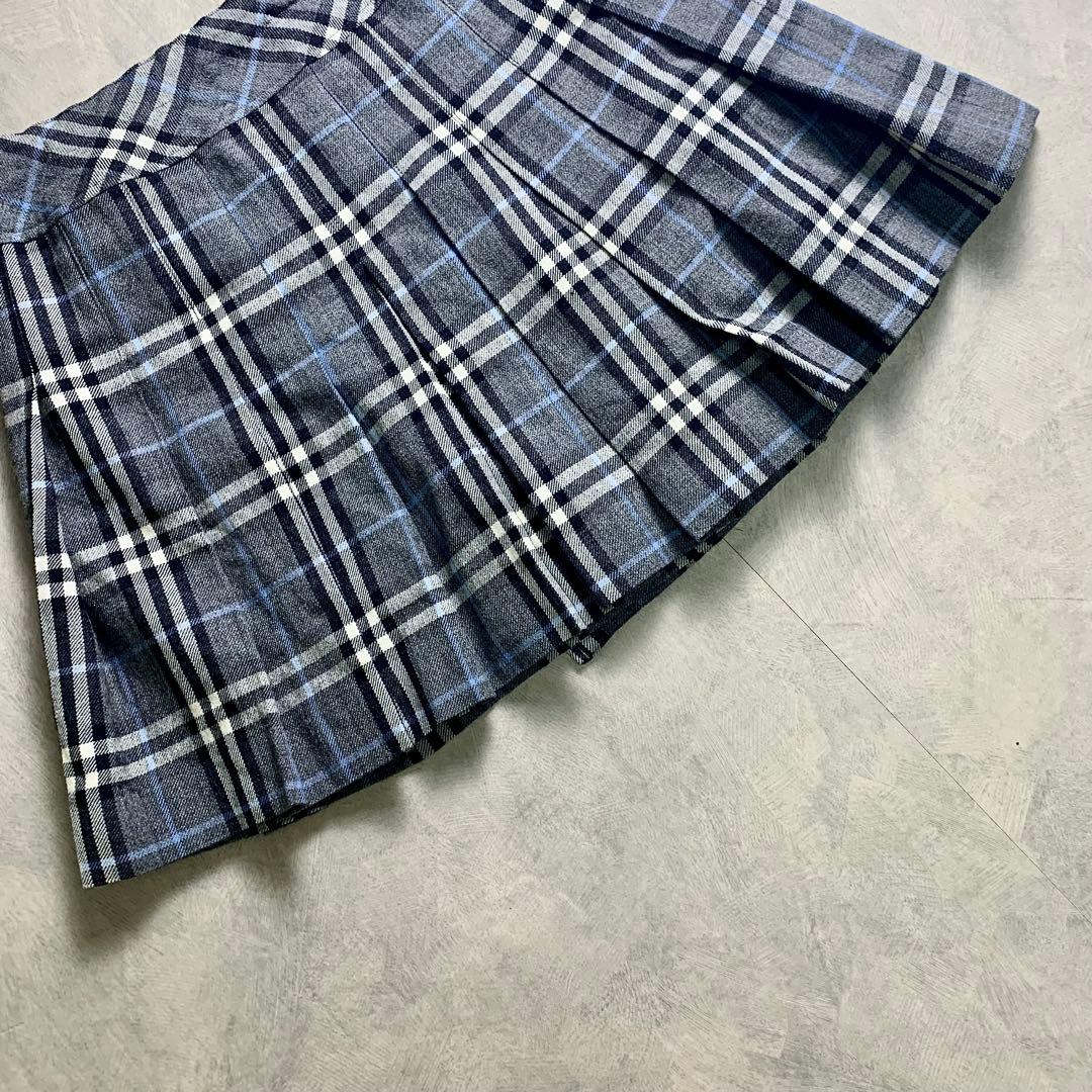 Burberry London ノバチェック　プリーツ ミニスカート