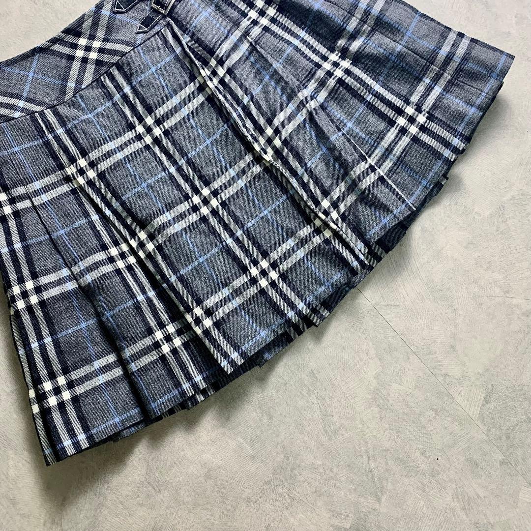 Burberry London ノバチェック　プリーツ ミニスカート