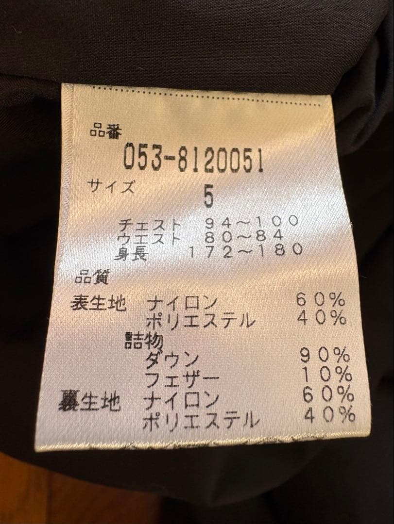 高級！パーリーゲイツPEARLYGATES ゴルフダウンジャケット　黒　サイズ5