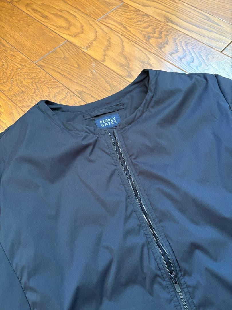 高級！パーリーゲイツPEARLYGATES ゴルフダウンジャケット　黒　サイズ5