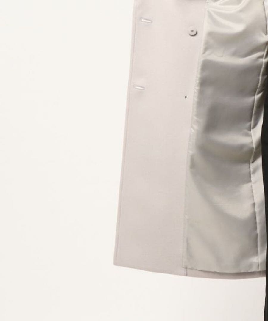 最終価格　アルアバイル　マンテコ　ダブルブレストコート ブルー　サイズ1