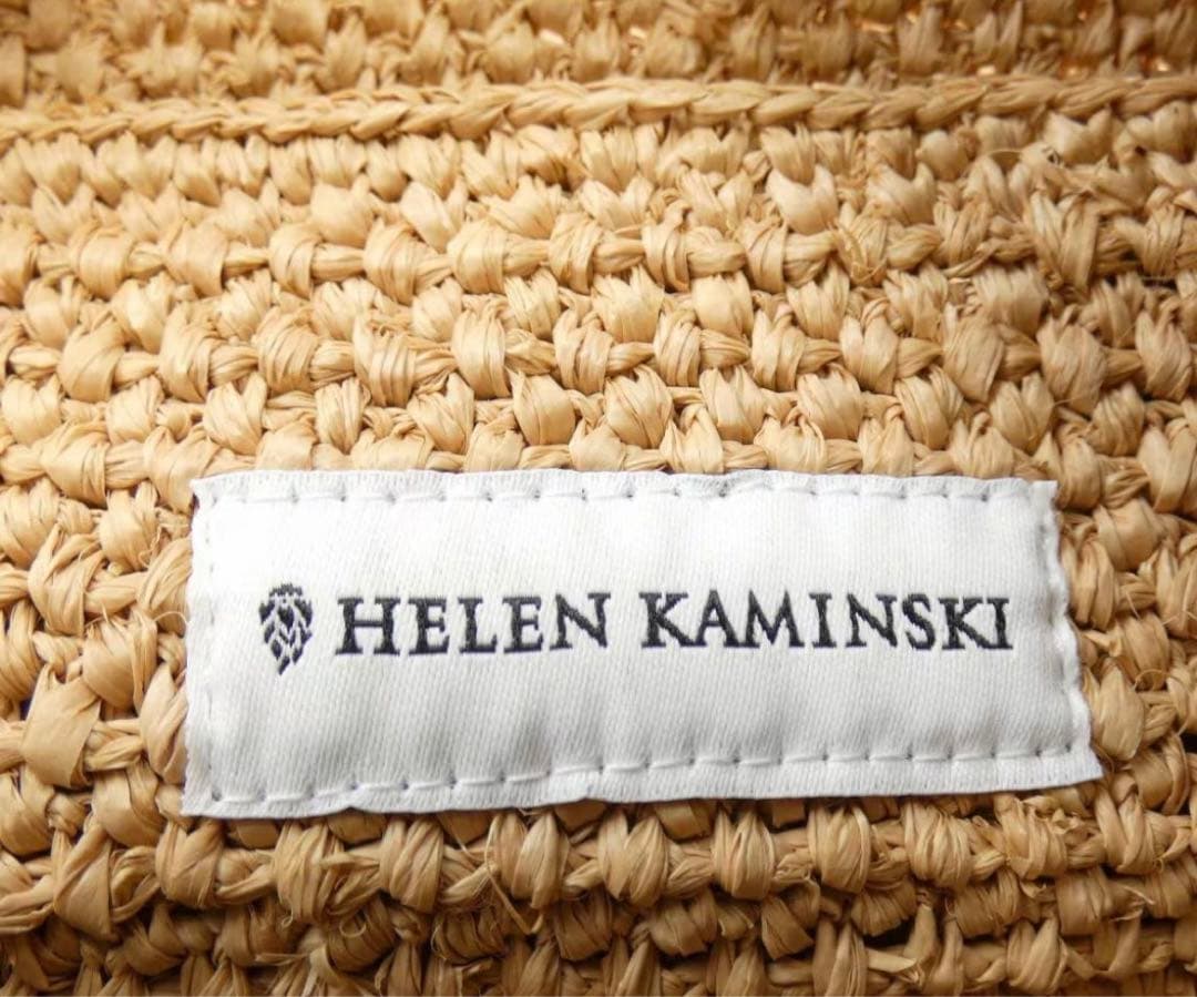 ヘレンカミンスキー　バッグ　ラフィア　カゴバッグ