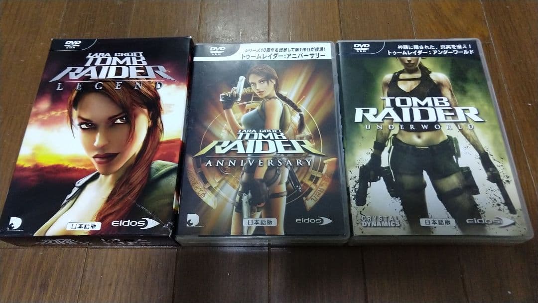 トゥームレイダー レジェンド　アニバーサリー　アンダーワールド　PC版セット