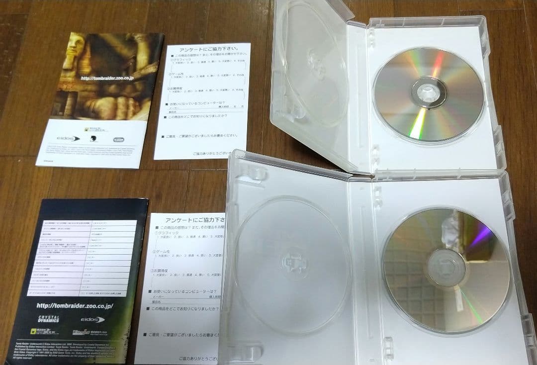 トゥームレイダー レジェンド　アニバーサリー　アンダーワールド　PC版セット