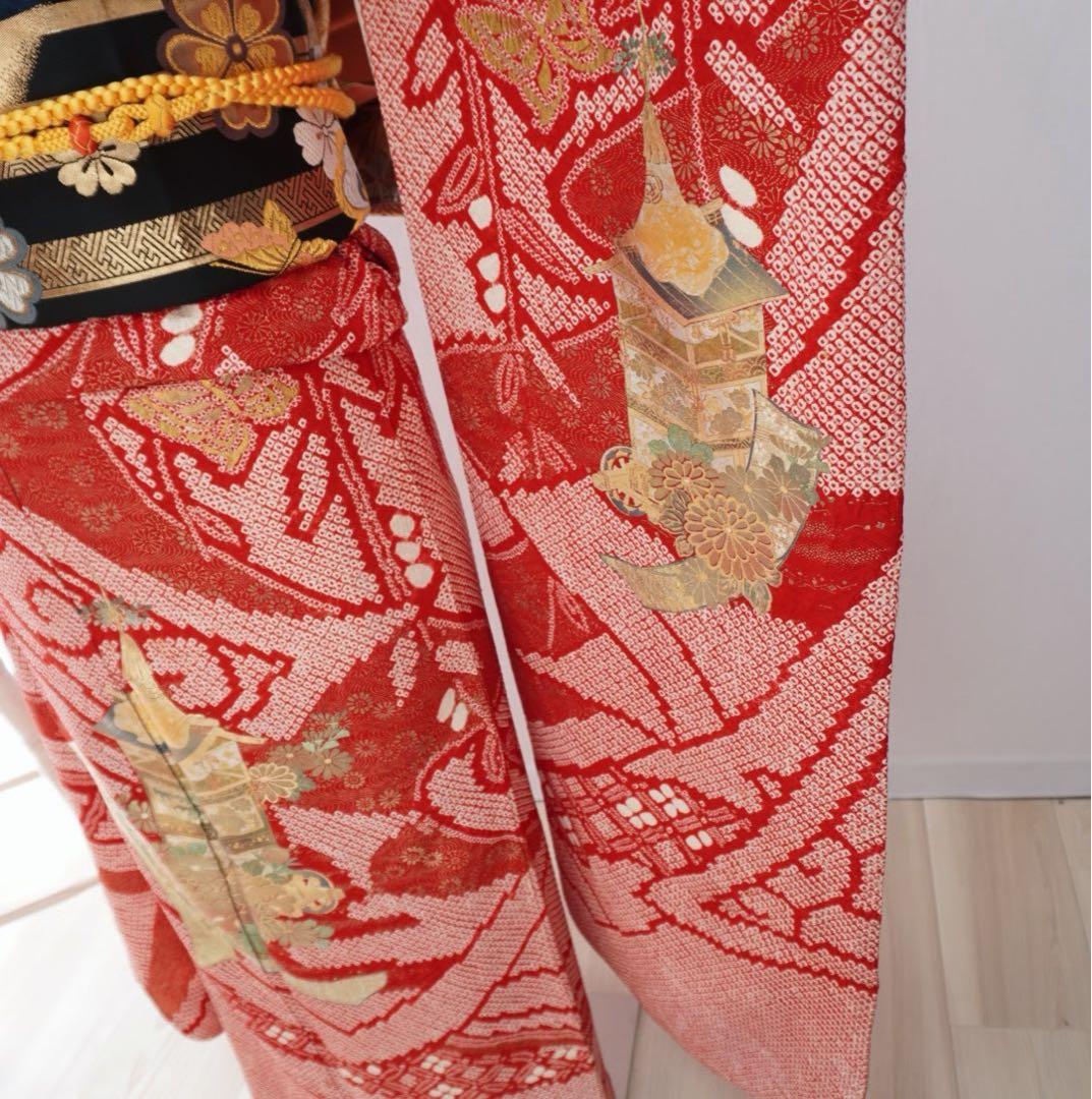 振袖　フルセット　5点セット381F すべて正絹