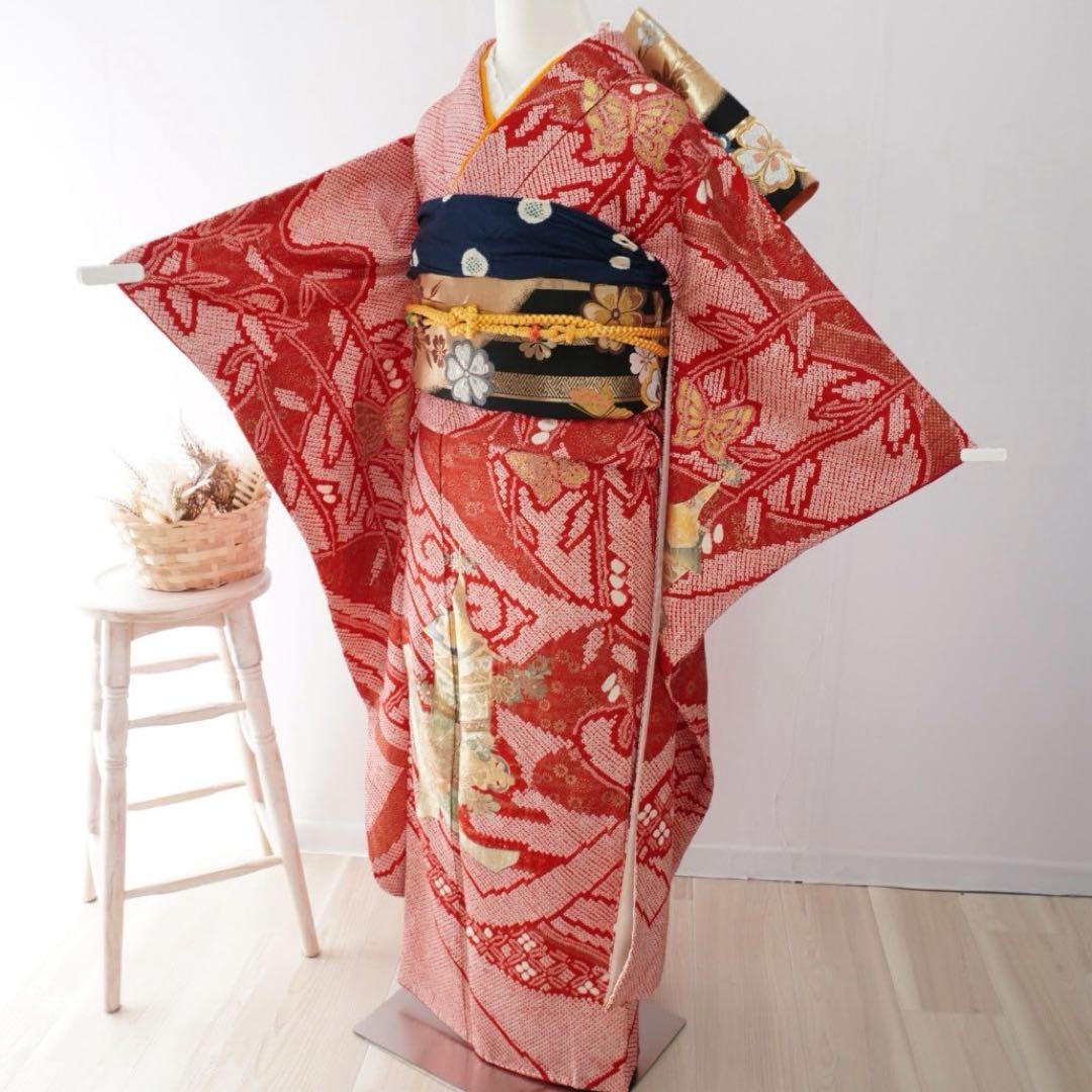 振袖　フルセット　5点セット381F すべて正絹