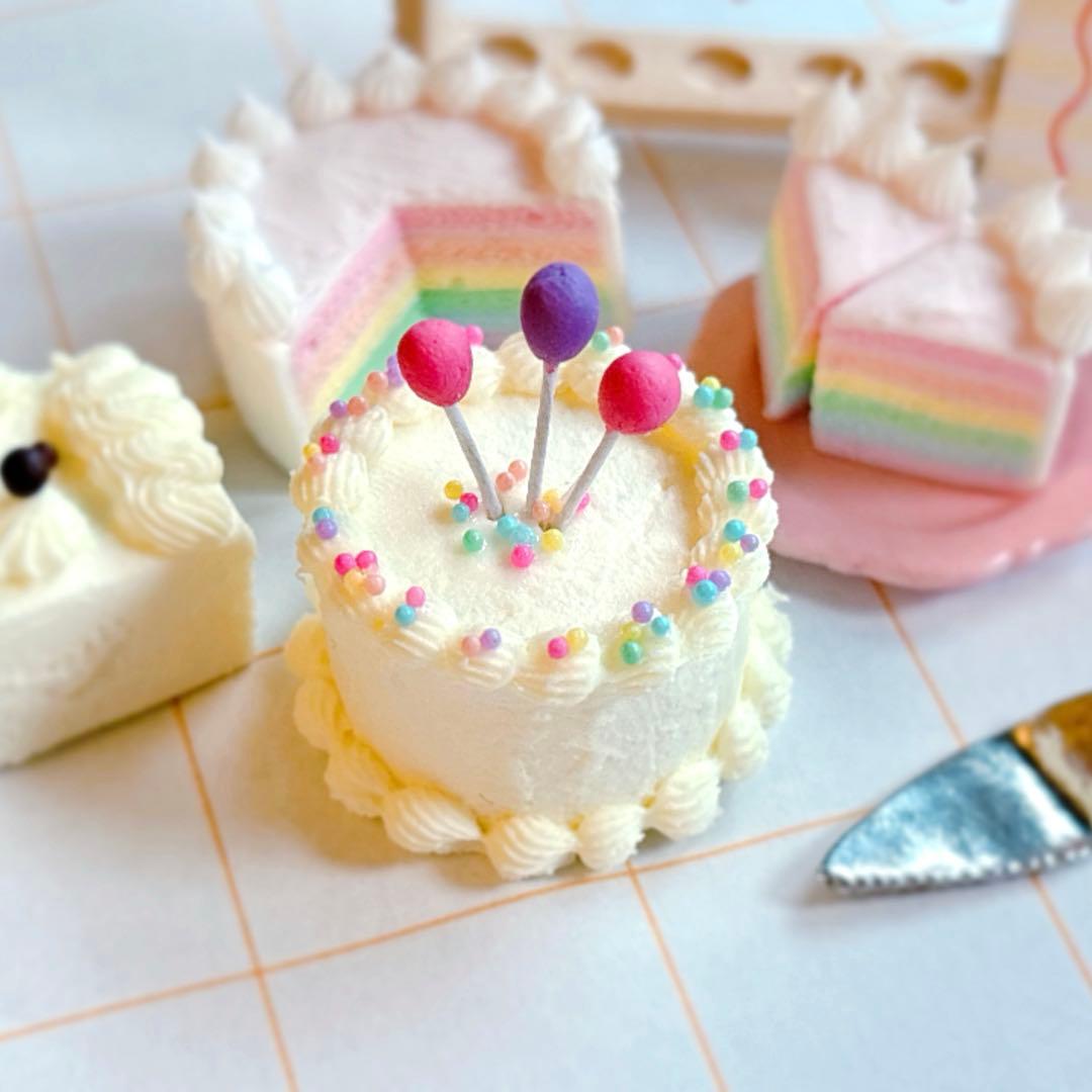 ミニチュアスイーツ　アイスクリームパーティー　ミニチュアフード　ハンドメイド