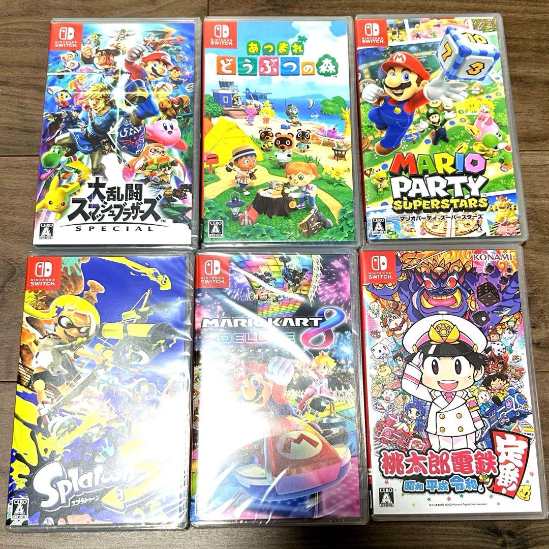 Nintendo Switch ソフト6本　新品未開封