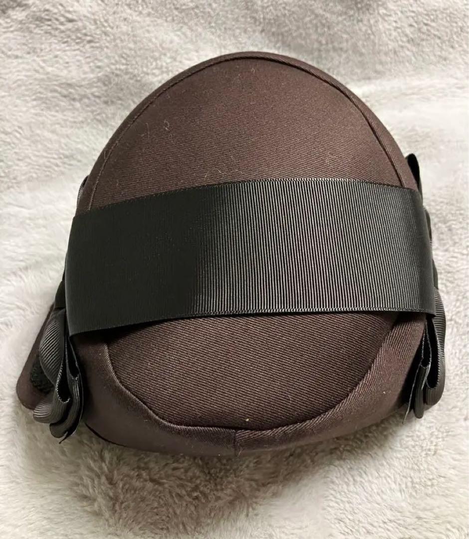 アノンハット　小公女のボンネット　ブラウン×ブラック