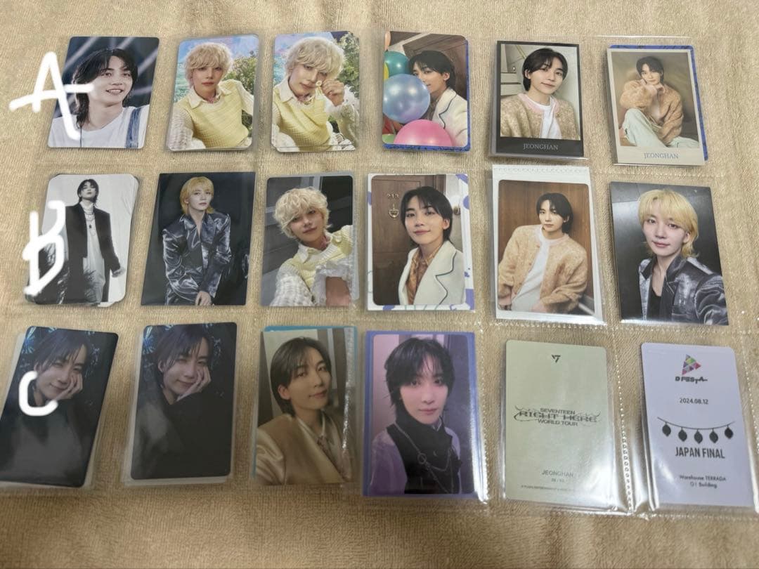 seventeen ジョンハン 封入 特典 ラキドロ トレカ まとめ売り