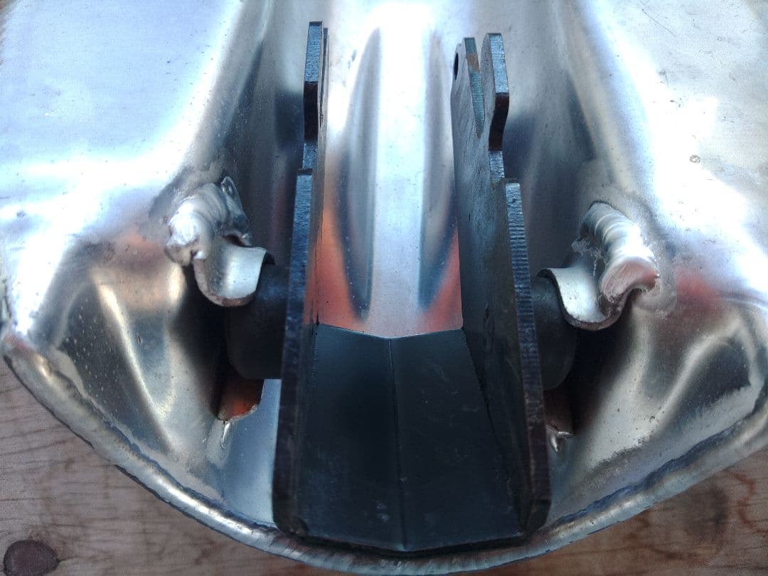 tw200 アルミピーナッツタンク　ビッグシーダー