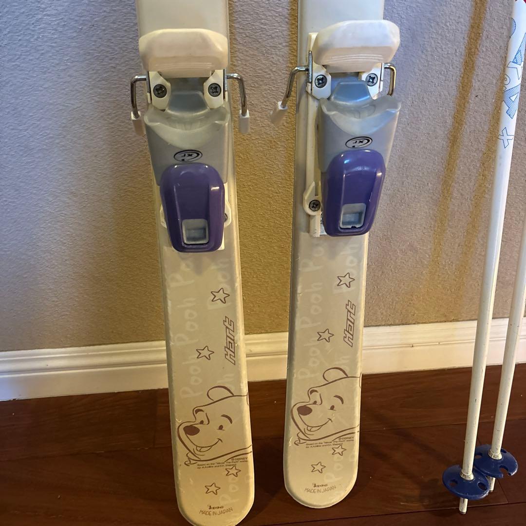 140 女子　スキー板&ストック&イタリア製 23.5 ブーツ3点セット