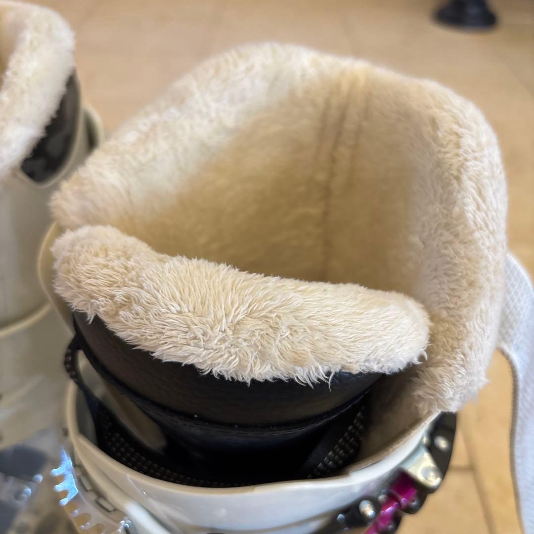 140 女子　スキー板&ストック&イタリア製 23.5 ブーツ3点セット