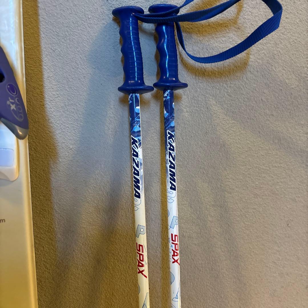 140 女子　スキー板&ストック&イタリア製 23.5 ブーツ3点セット