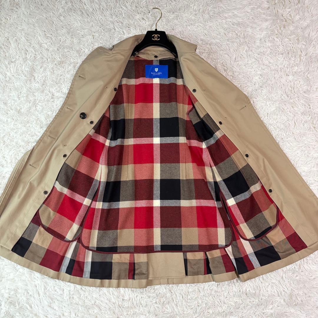 未使用級✨ブルーレーベルクレストブリッジ トレンチコート 2way CBチェック