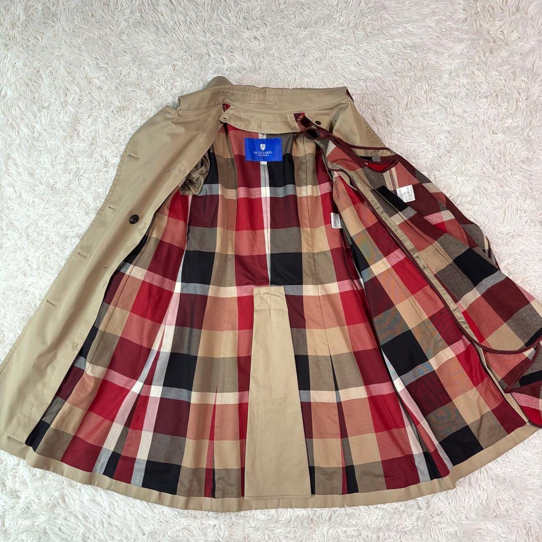 未使用級✨ブルーレーベルクレストブリッジ トレンチコート 2way CBチェック