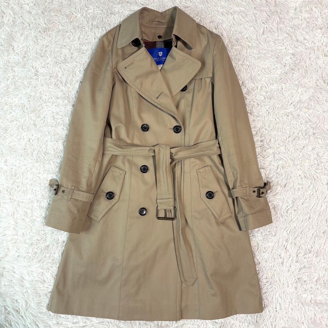 未使用級✨ブルーレーベルクレストブリッジ トレンチコート 2way CBチェック