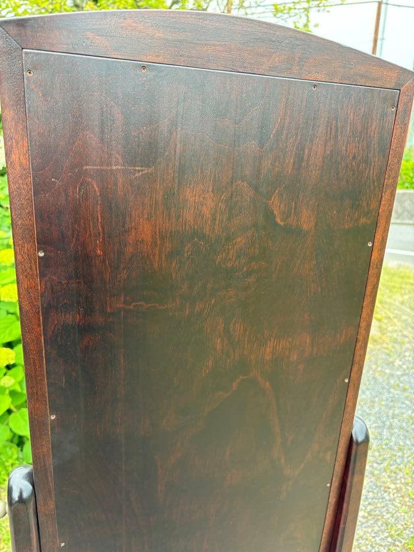 松本民芸家具 スタンドミラー 姿見 全身鏡　ミズメザクラ