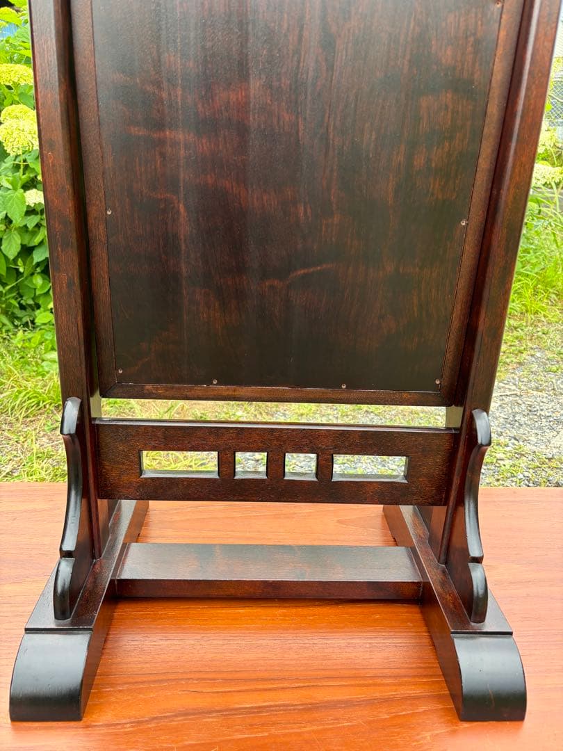 松本民芸家具 スタンドミラー 姿見 全身鏡　ミズメザクラ