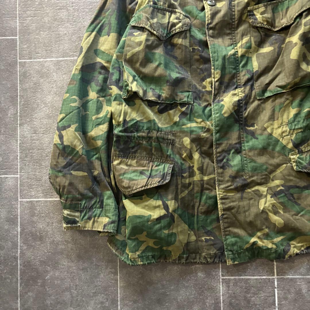 80s M-65 フィールドジャケット ウッドランド SCOVILL 古着